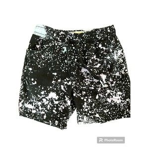 Fresh Prints of Bel Air Stretch Twill Shorts Paint Splatter Print Mens Size S